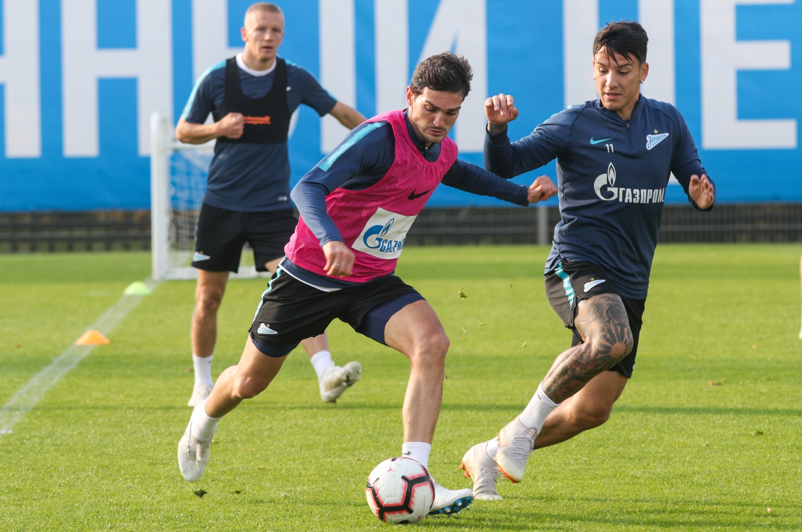 Тренировка «Зенита» перед матчем с «Динамо»