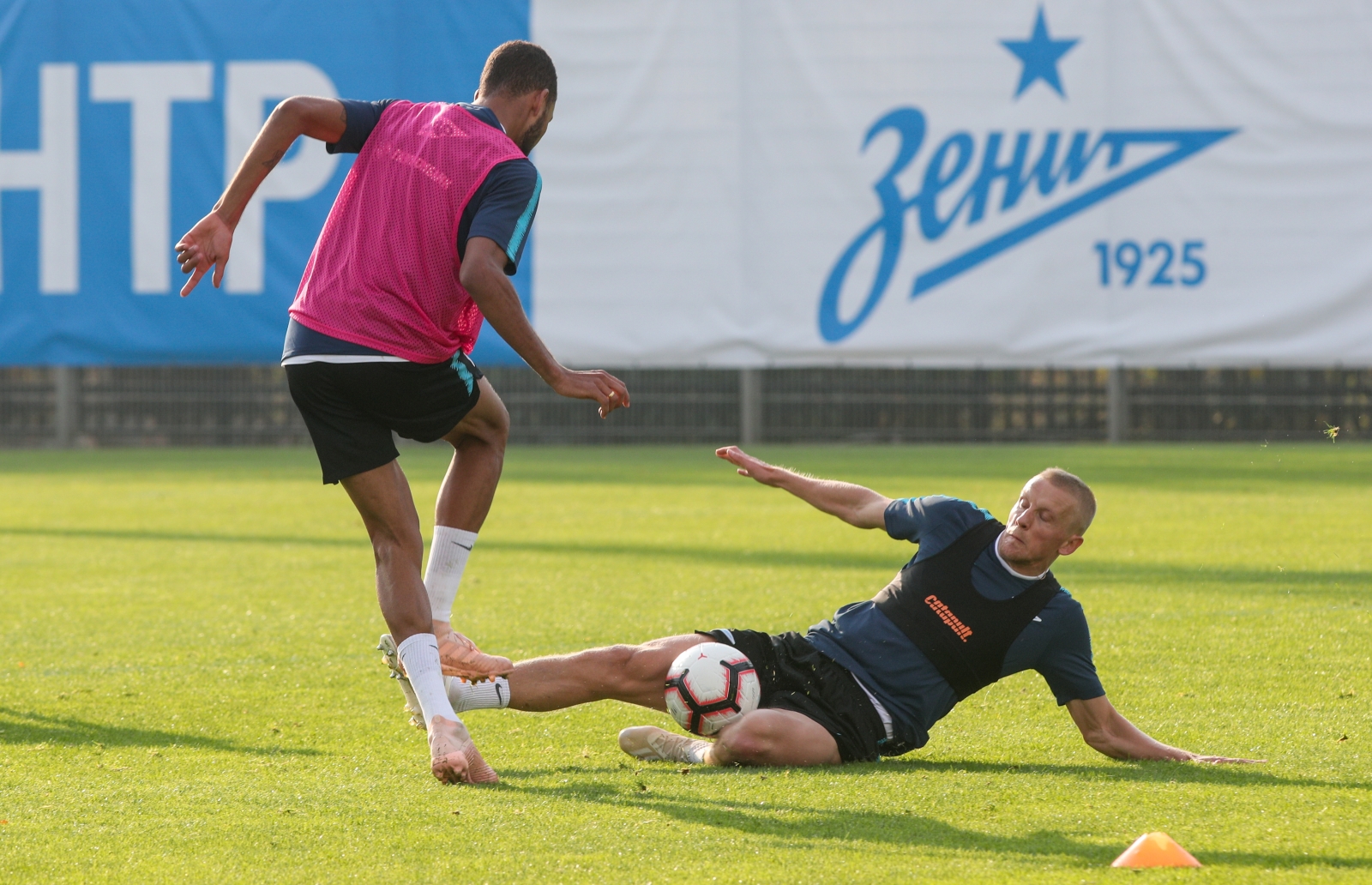 Тренировка «Зенита» перед матчем с «Динамо»