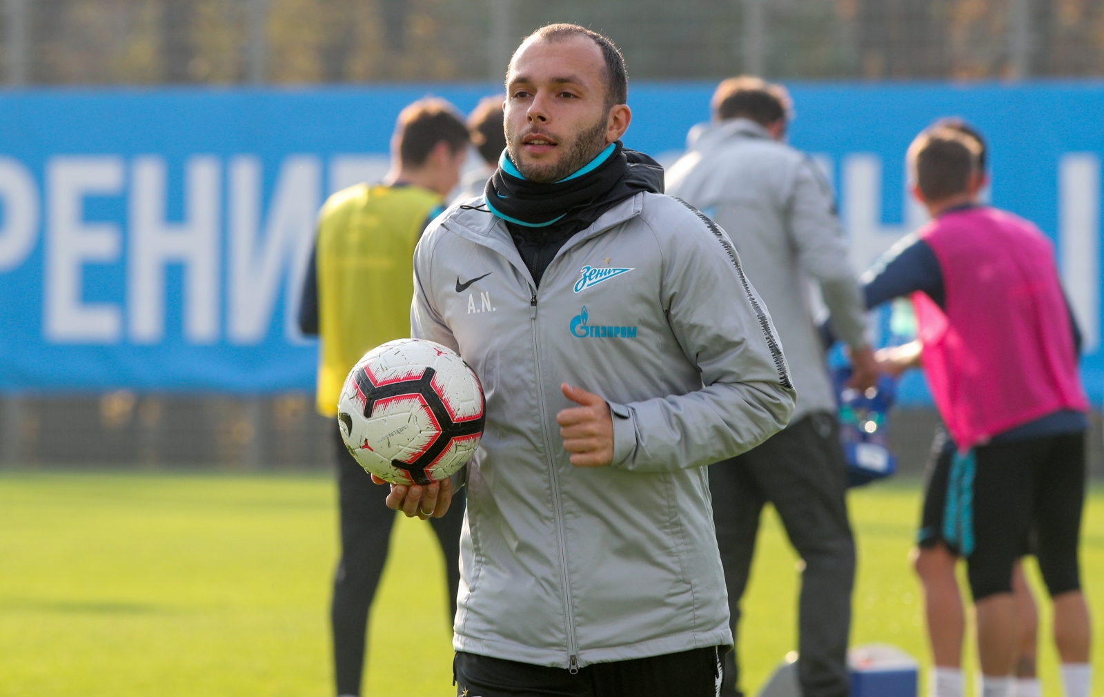 Тренировка «Зенита» перед матчем с «Динамо»