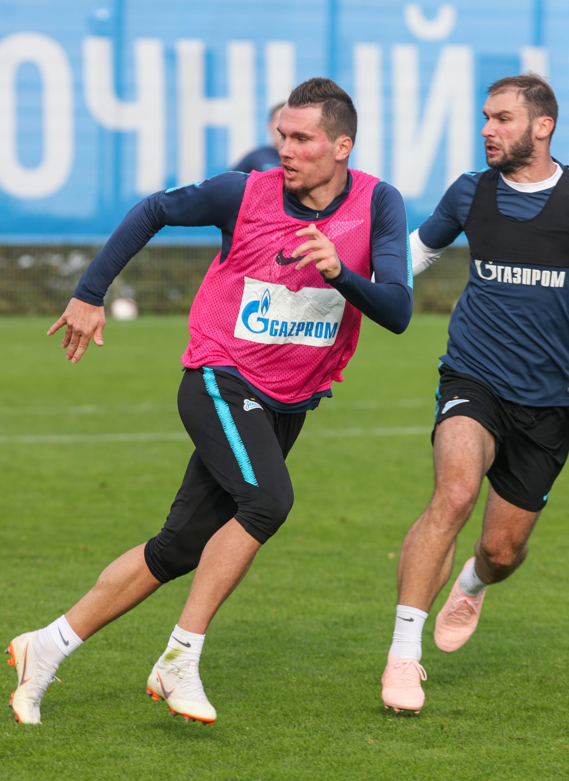 Тренировка «Зенита» перед матчем с «Динамо»
