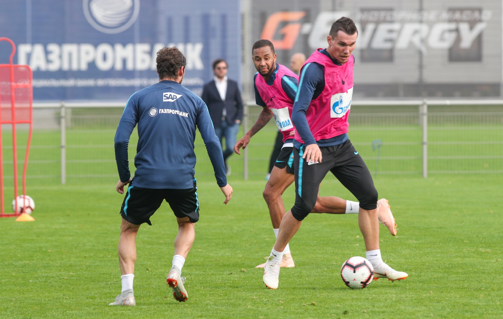 Тренировка «Зенита» перед матчем с «Динамо»