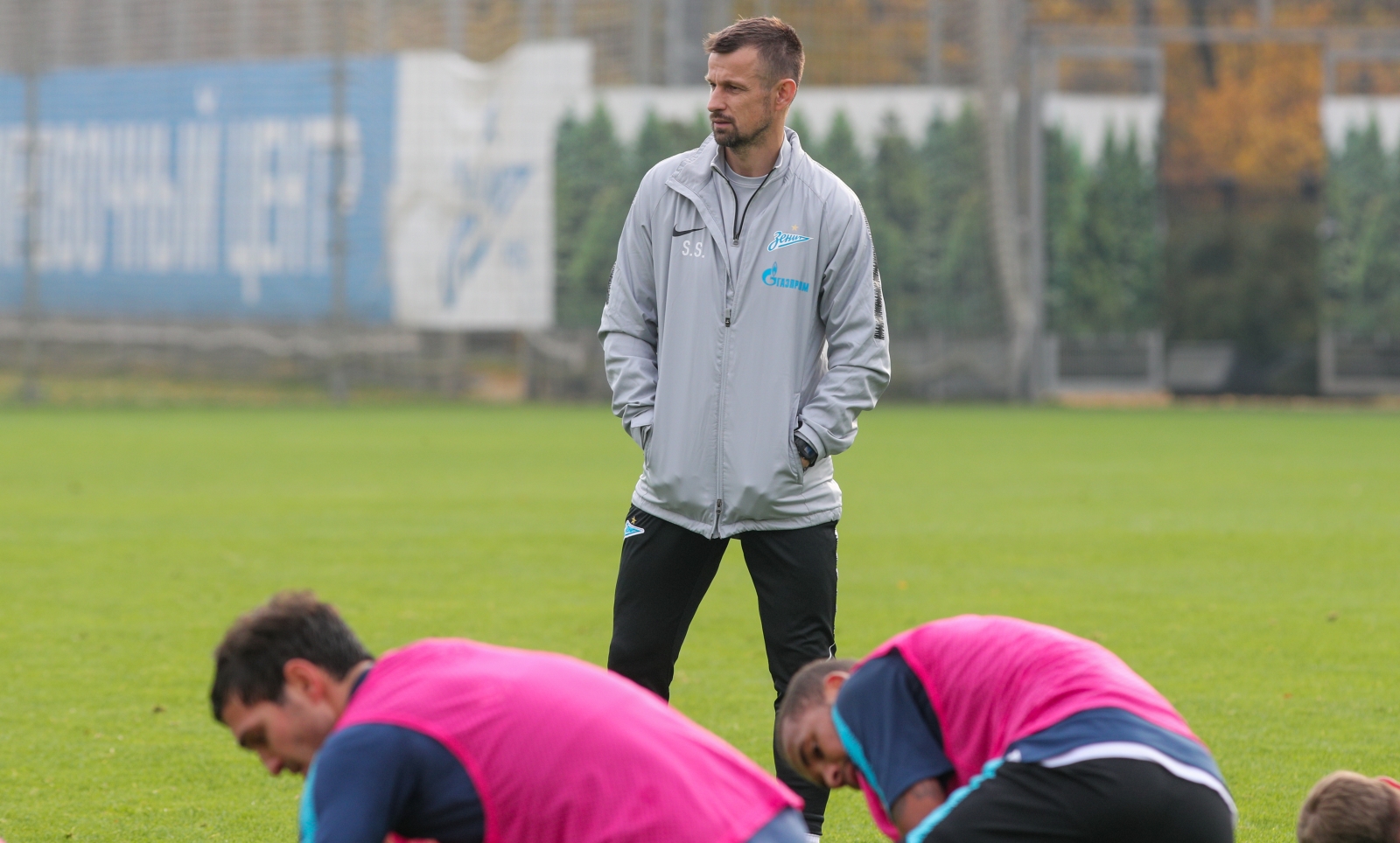 Тренировка «Зенита» перед матчем с «Динамо»