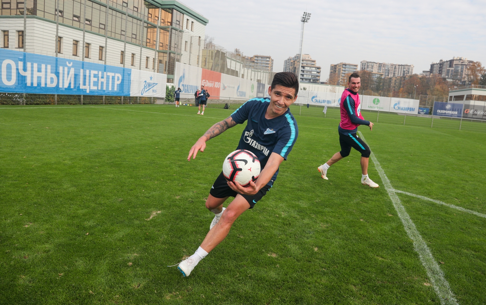 Тренировка «Зенита» перед матчем с «Динамо»