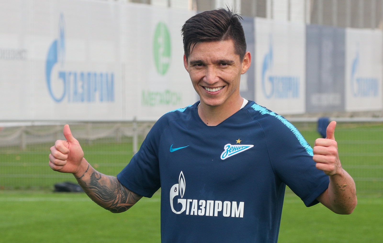 Тренировка «Зенита» перед матчем с «Динамо»