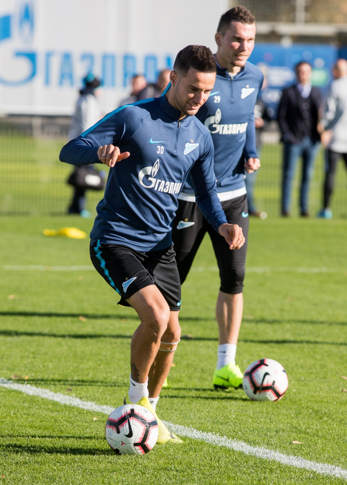 Открытая тренировка «Зенита» перед матчем с «Динамо»