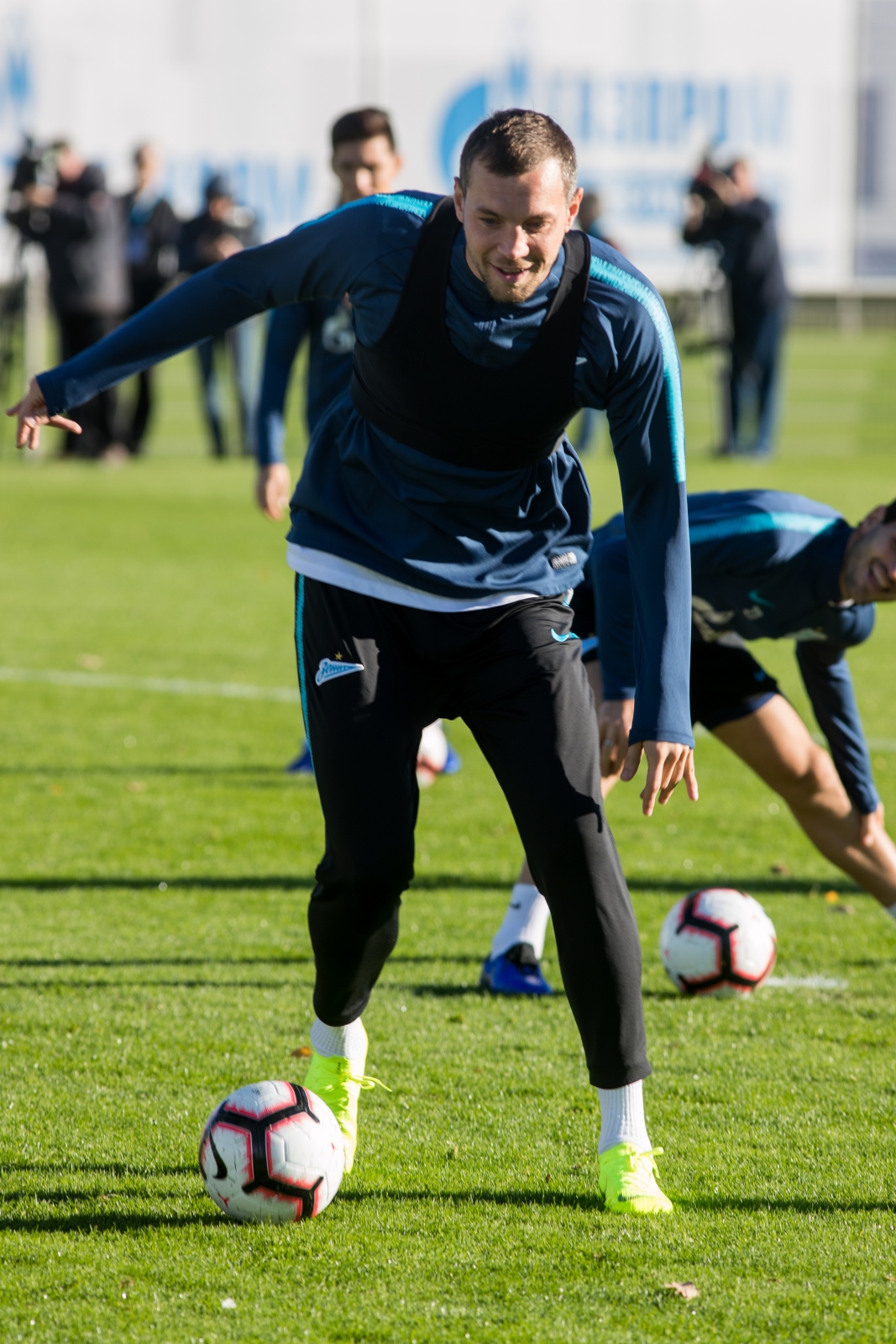 Открытая тренировка «Зенита» перед матчем с «Динамо»