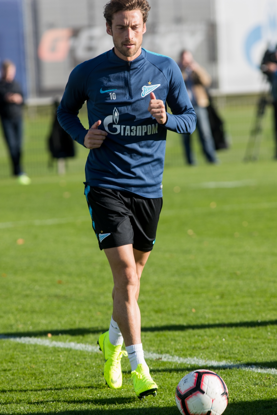 Открытая тренировка «Зенита» перед матчем с «Динамо»