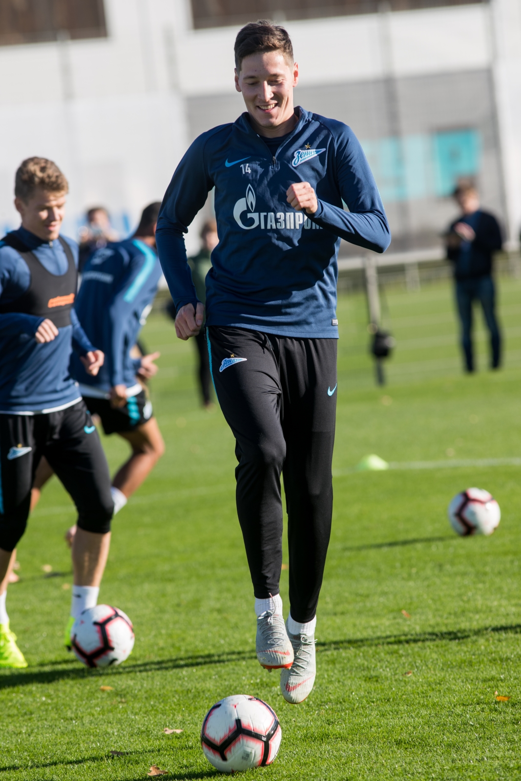 Открытая тренировка «Зенита» перед матчем с «Динамо»