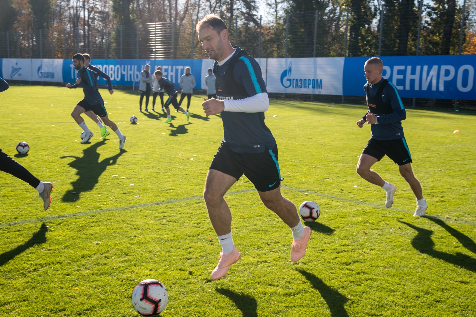 Открытая тренировка «Зенита» перед матчем с «Динамо»