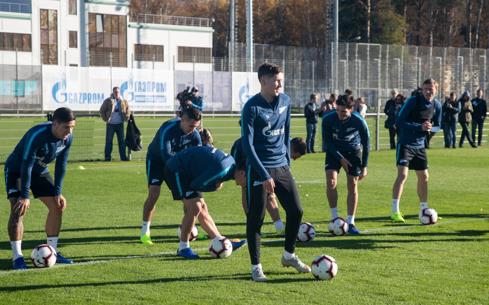 Открытая тренировка «Зенита» перед матчем с «Динамо»