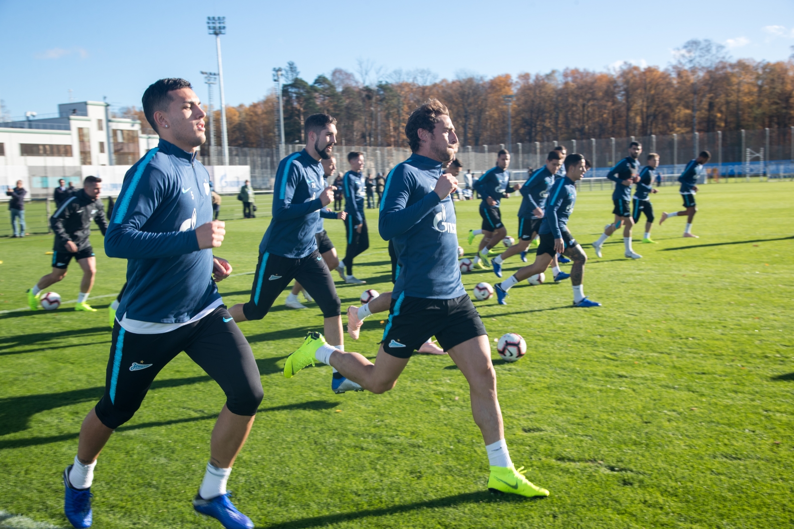 Открытая тренировка «Зенита» перед матчем с «Динамо»