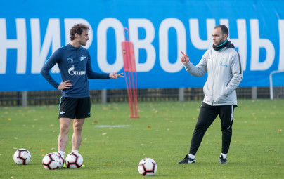 Открытая тренировка «Зенита» перед матчем с «Динамо»