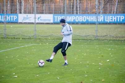 Открытая тренировка «Зенита» перед матчем с «Динамо»