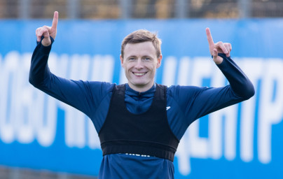 Открытая тренировка «Зенита» перед матчем с «Динамо»