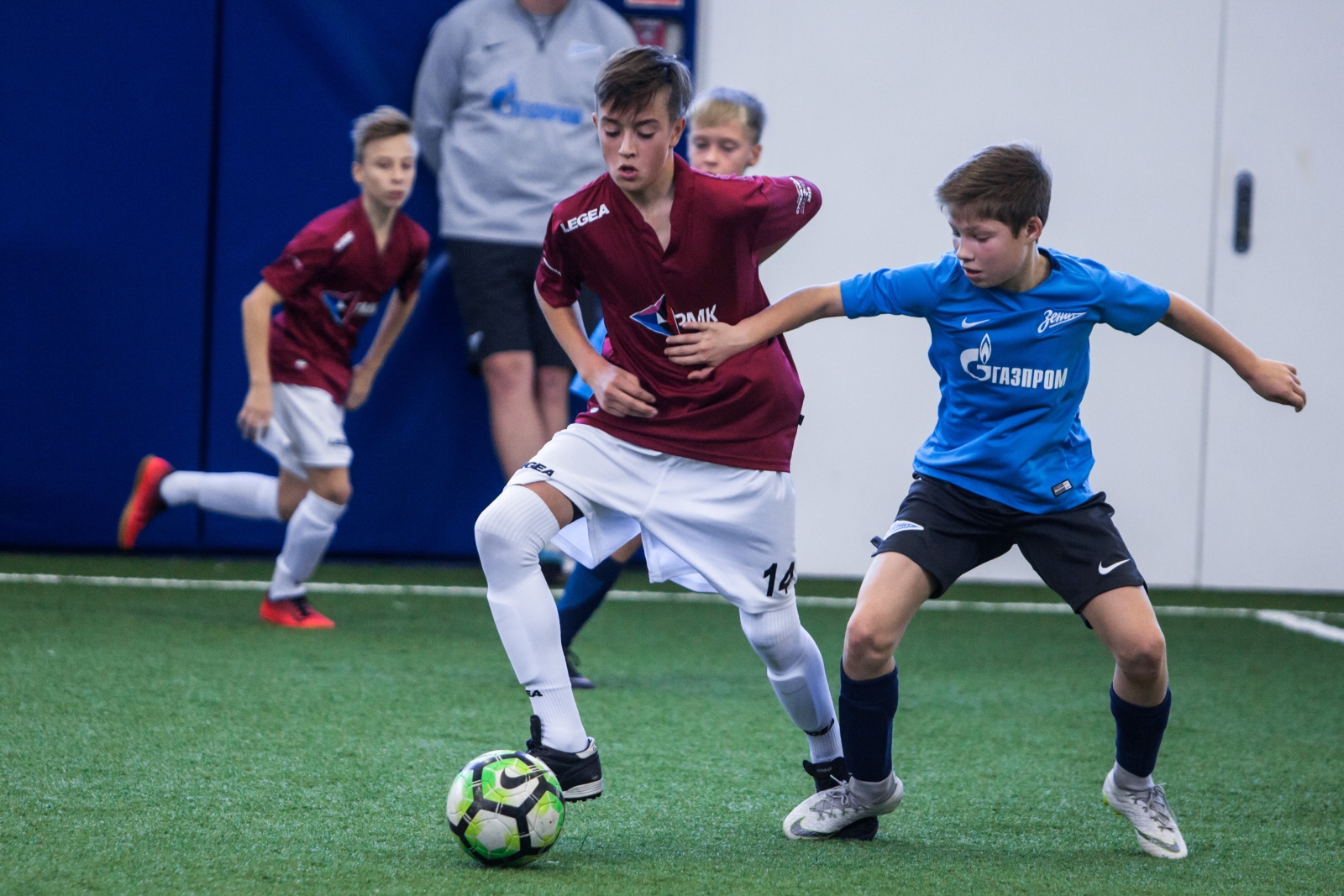 Товарищеские матчи команд Академии против победителей детского фестиваля «Метрошка»