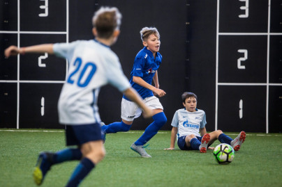 Товарищеские матчи команд Академии против победителей детского фестиваля «Метрошка»