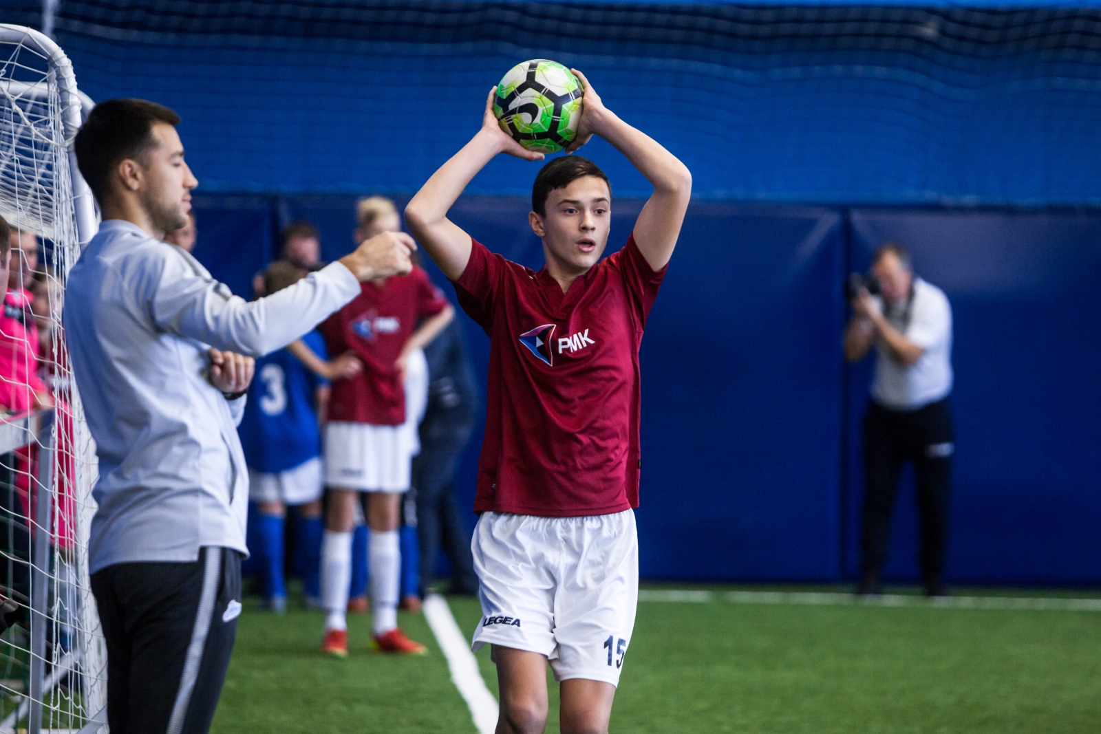 Товарищеские матчи команд Академии против победителей детского фестиваля «Метрошка»