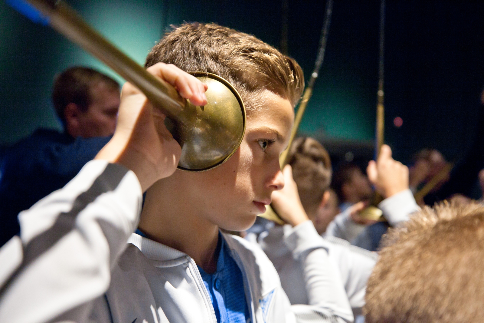 Команда Академии 2006 на экскурсии в музее железных дорог