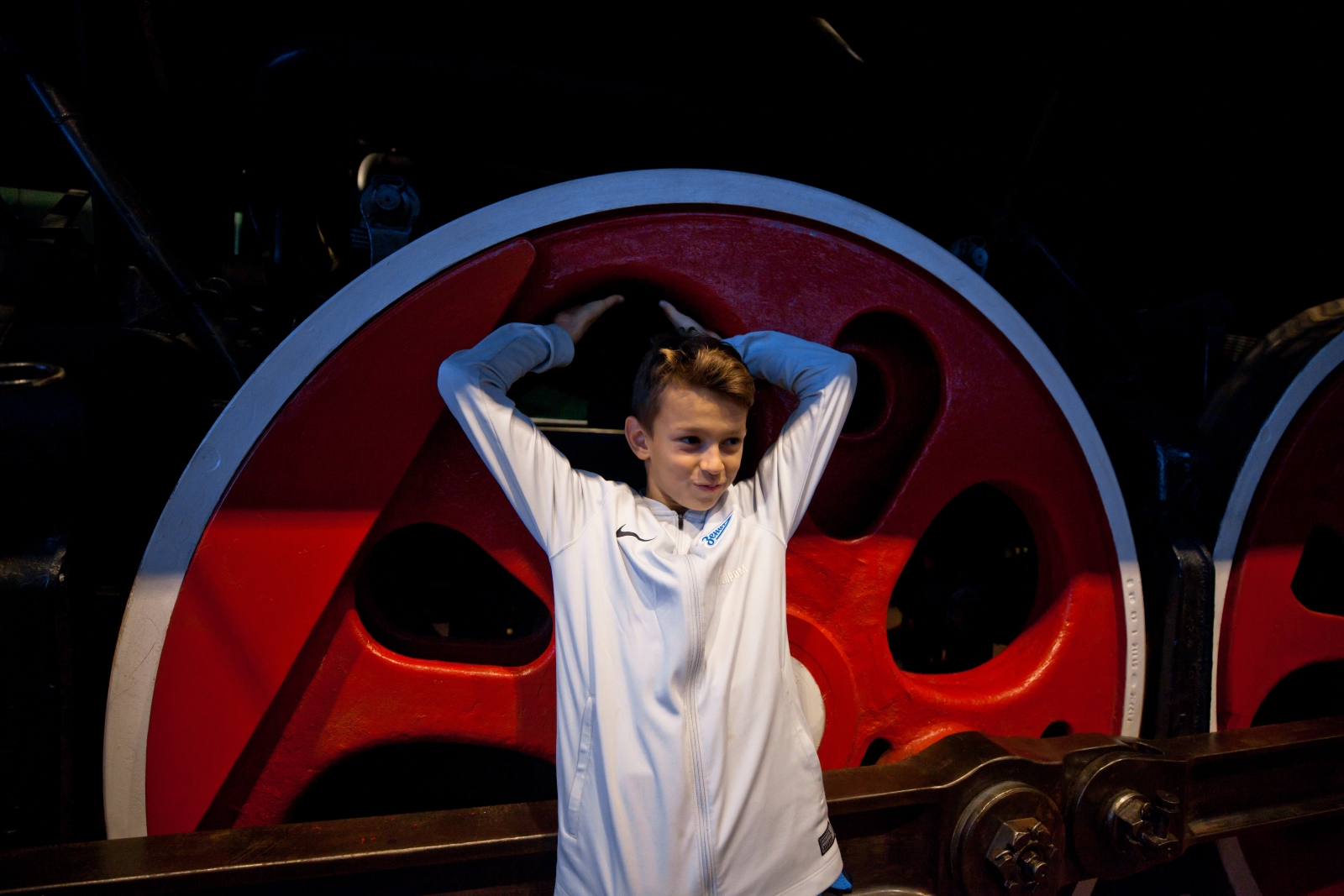 Команда Академии 2006 на экскурсии в музее железных дорог