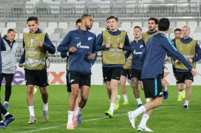 Открытая тренировка «Зенита» перед матчем с «Бордо»