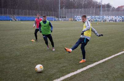 Тренировка «Зенит»-2 перед матчем с «Сочи»