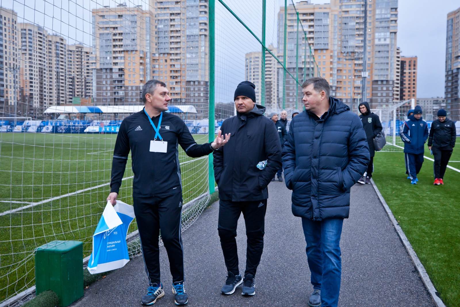 Экскурсия по территории Академии для представителей РФС и УЕФА