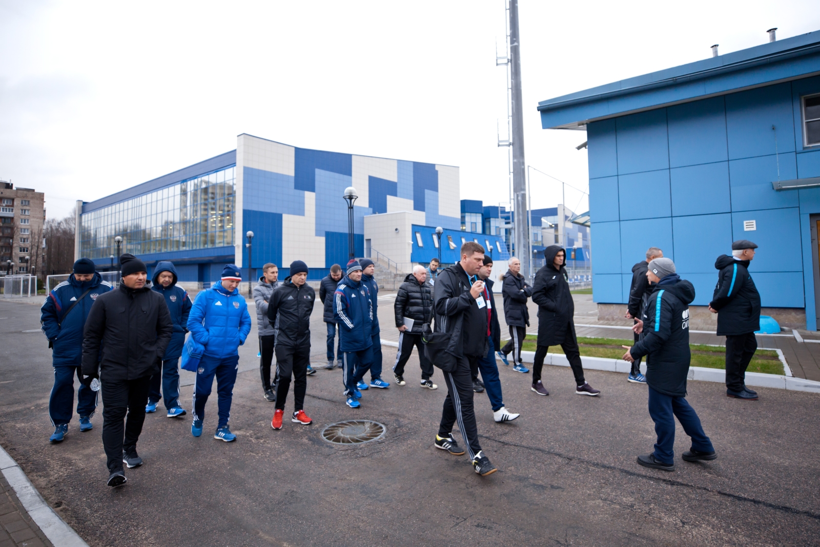 Экскурсия по территории Академии для представителей РФС и УЕФА