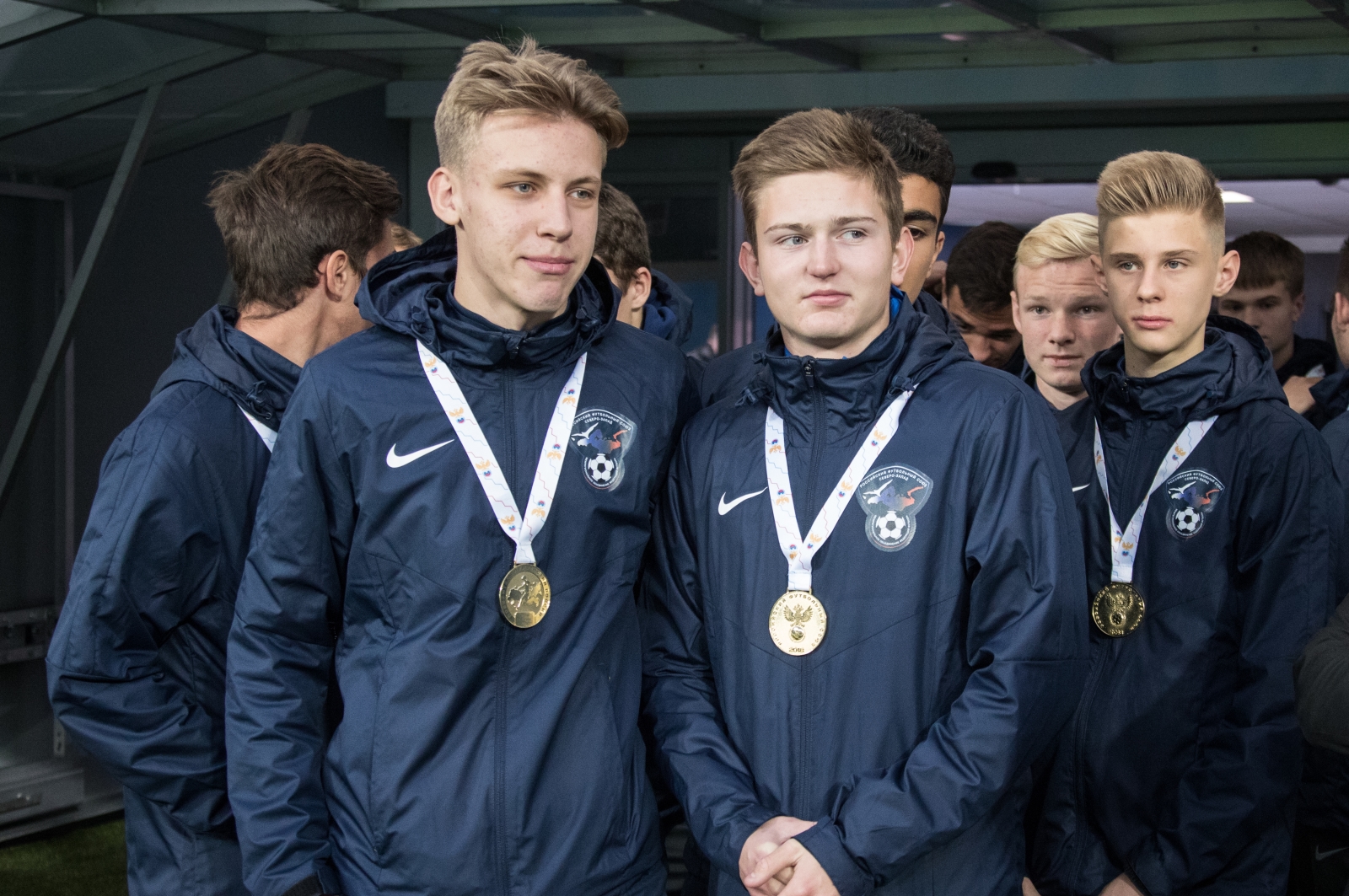 Чествование сборной Северо-Запада на матче «Зенит» — «Шальке 04»