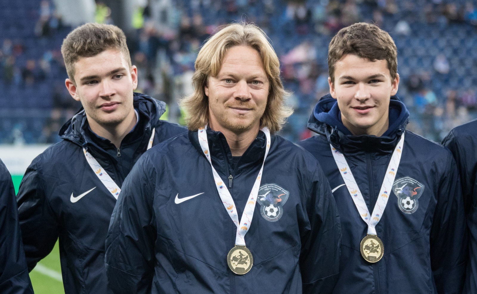 Чествование сборной Северо-Запада на матче «Зенит» — «Шальке 04»