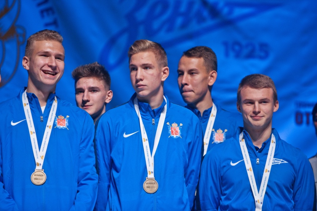 Награждение победителей и призеров первенства Санкт-Петербурга