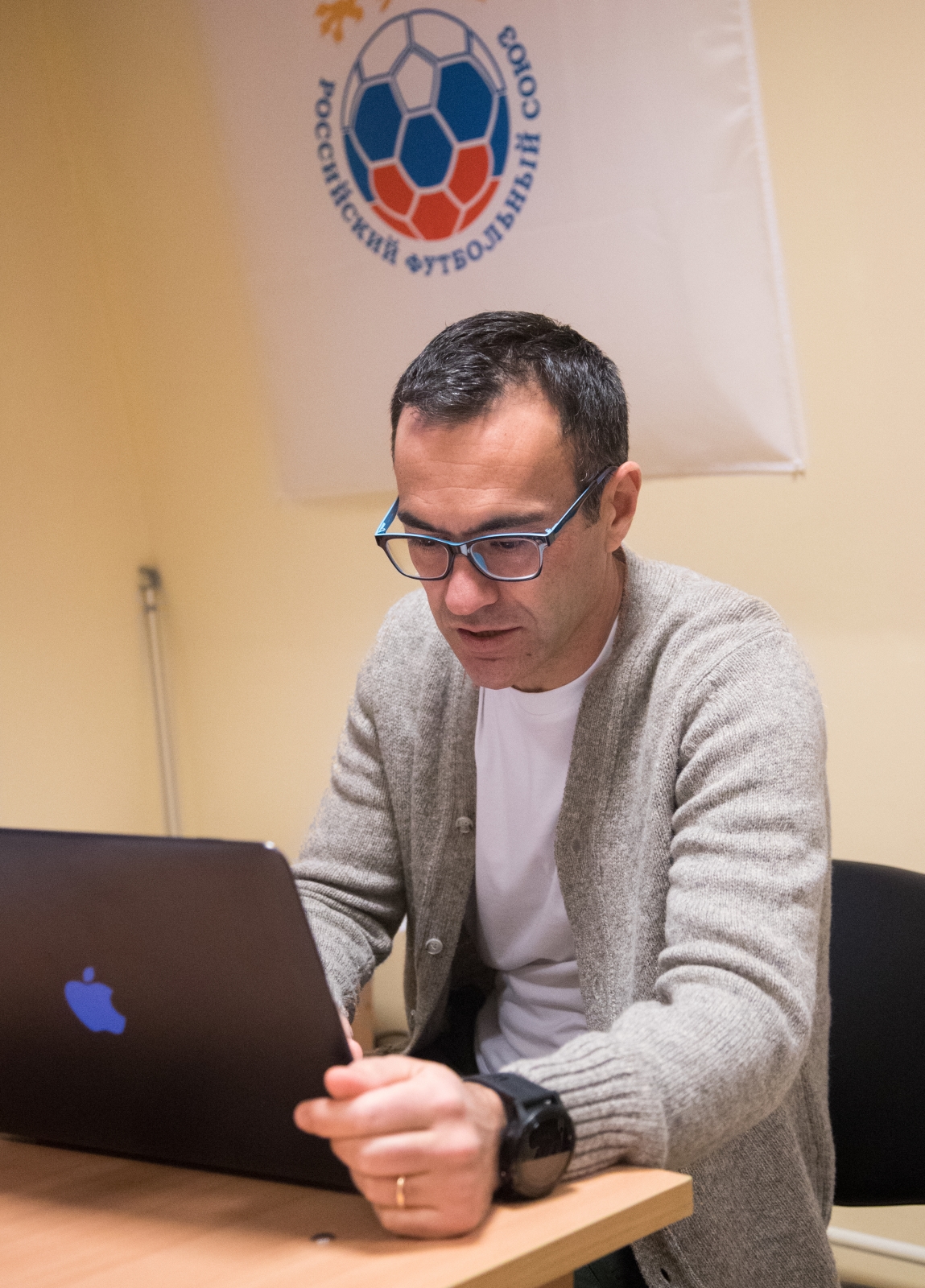 Тренеры основного состава «Зенита» прочитали лекцию в «Газпром»-Академии