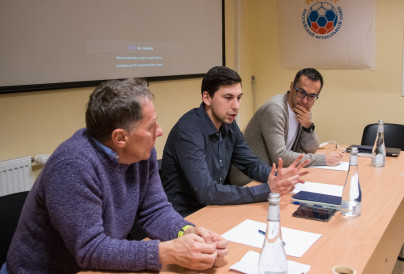 Тренеры основного состава «Зенита» прочитали лекцию в «Газпром»-Академии