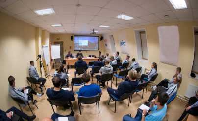 Тренеры основного состава «Зенита» прочитали лекцию в «Газпром»-Академии