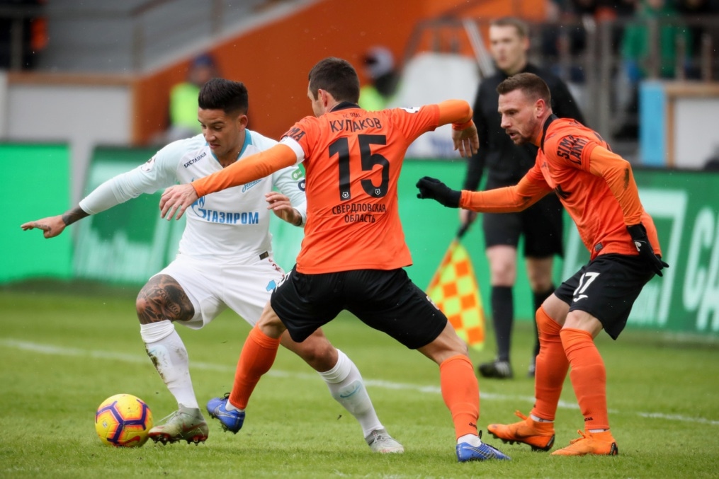 Российская Премьер-Лига 2018/19, 18-й тур, «Урал» — «Зенит»