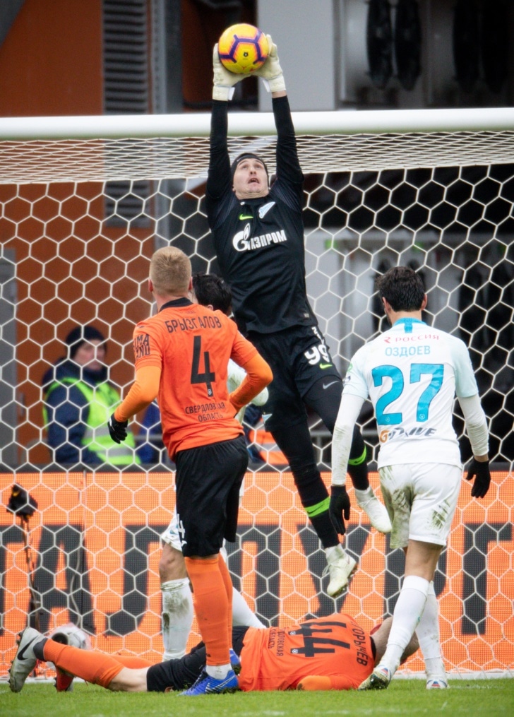 Российская Премьер-Лига 2018/19, 18-й тур, «Урал» — «Зенит»