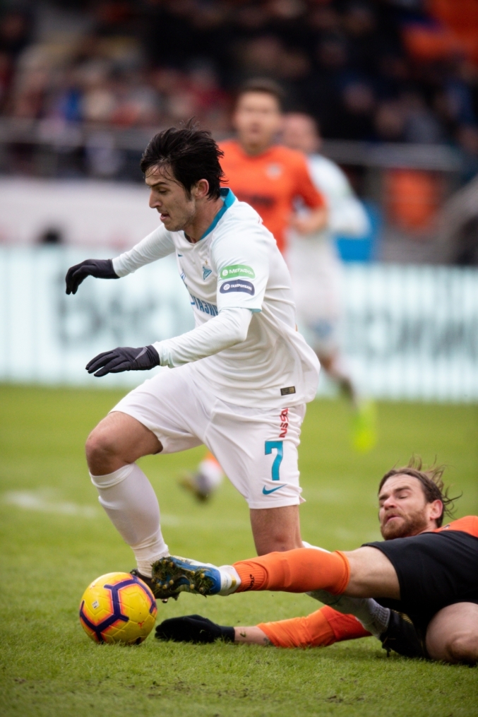 Российская Премьер-Лига 2018/19, 18-й тур, «Урал» — «Зенит»