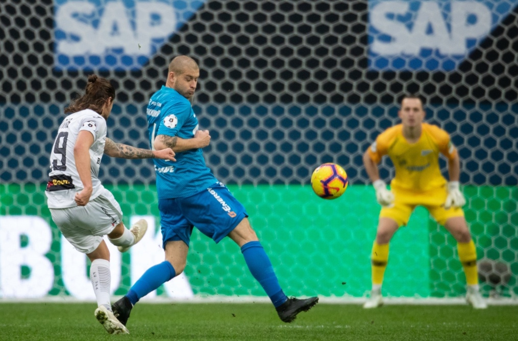 Российская Премьер-Лига 2018/19, 19-й тур, «Зенит» — «Уфа»