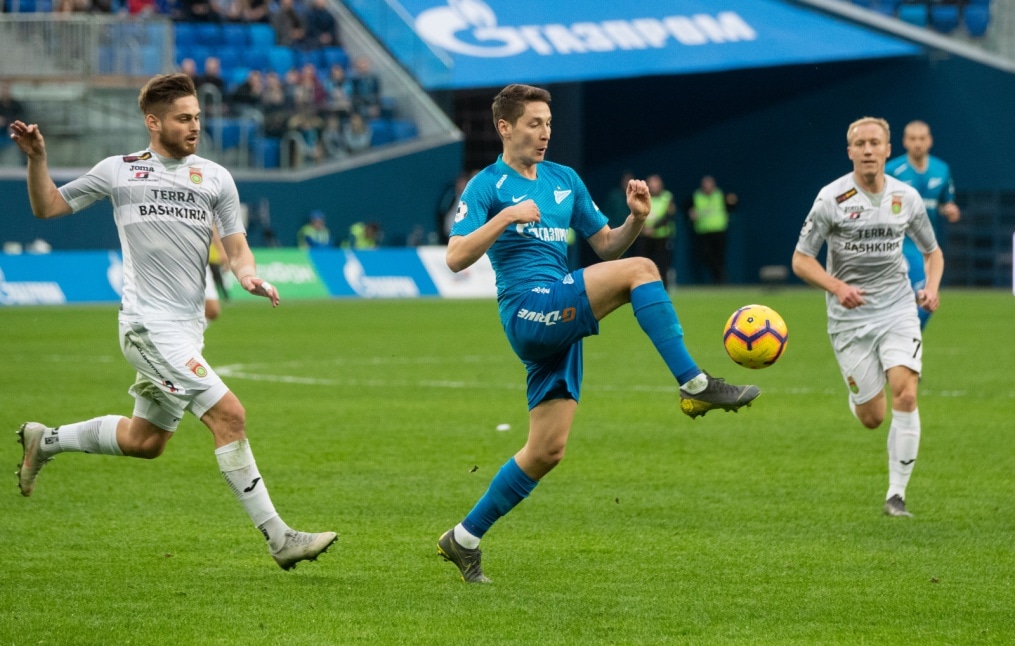 Российская Премьер-Лига 2018/19, 19-й тур, «Зенит» — «Уфа»