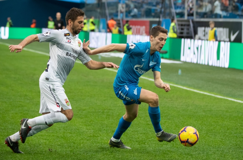 Российская Премьер-Лига 2018/19, 19-й тур, «Зенит» — «Уфа»
