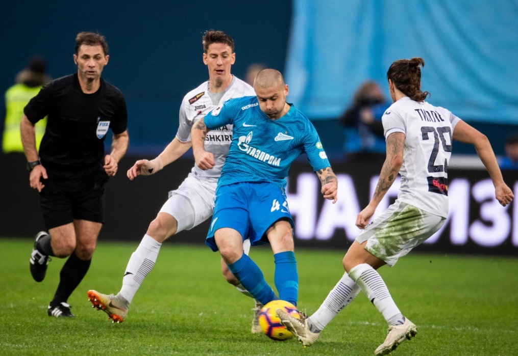 Российская Премьер-Лига 2018/19, 19-й тур, «Зенит» — «Уфа»