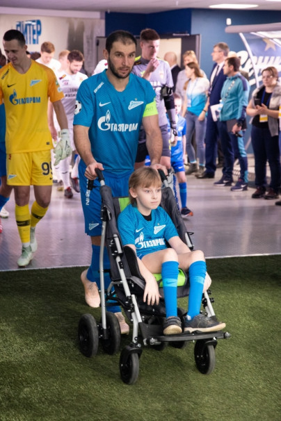 Группа поддержки «Зенит Фан» на матче «Зенит» — «Уфа»