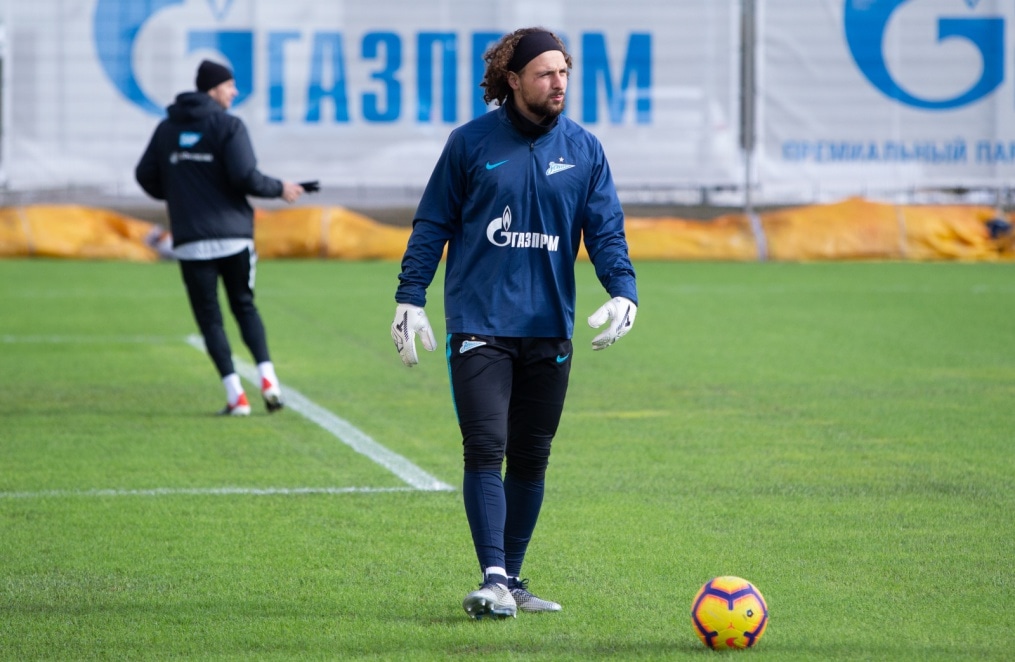 Тренировка «Зенита» перед матчем с «Аустрией»