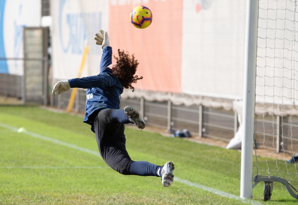 Тренировка «Зенита» перед матчем с «Аустрией»