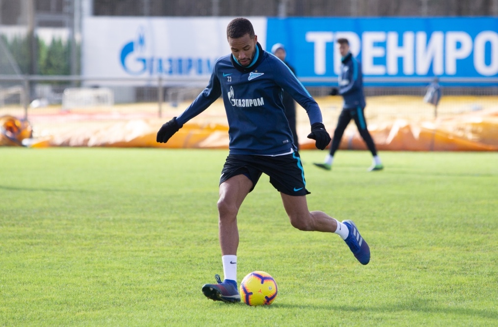 Тренировка «Зенита» перед матчем с «Аустрией»