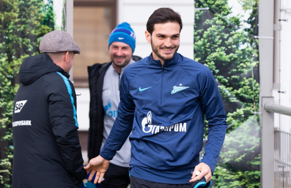 Открытая тренировка «Зенита» перед матчем с «Оренбургом»