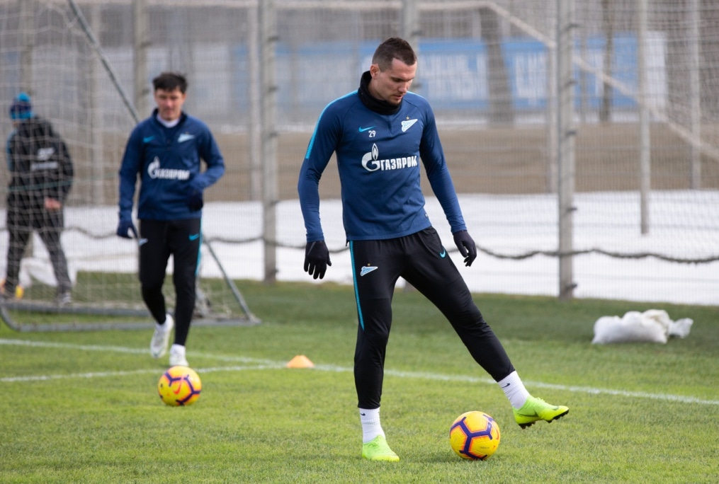 Открытая тренировка «Зенита» перед матчем с «Оренбургом»
