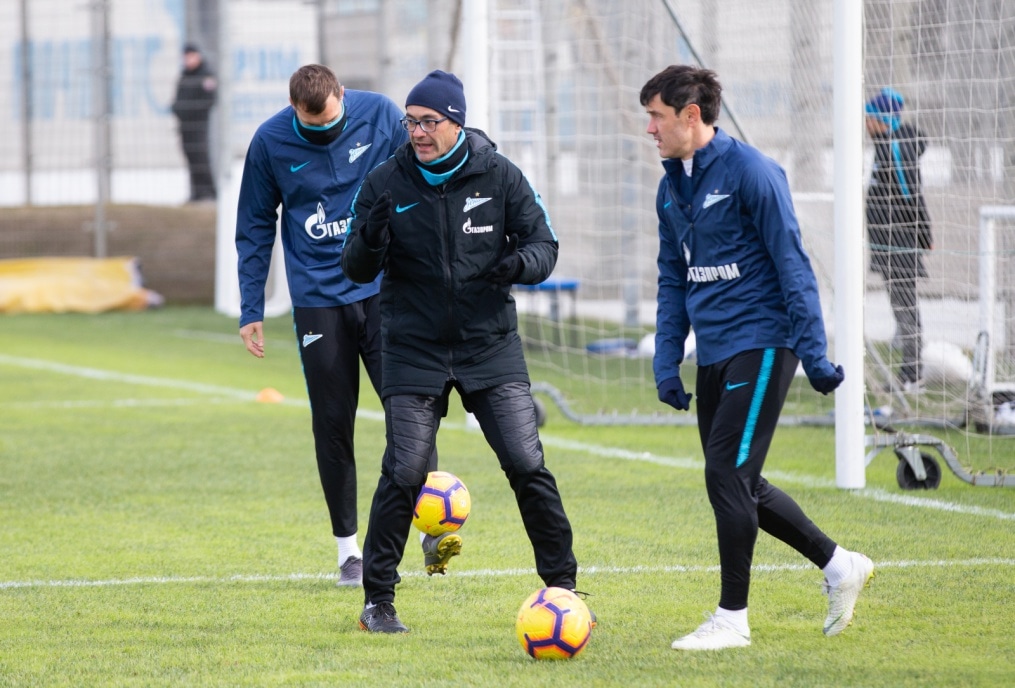 Открытая тренировка «Зенита» перед матчем с «Оренбургом»