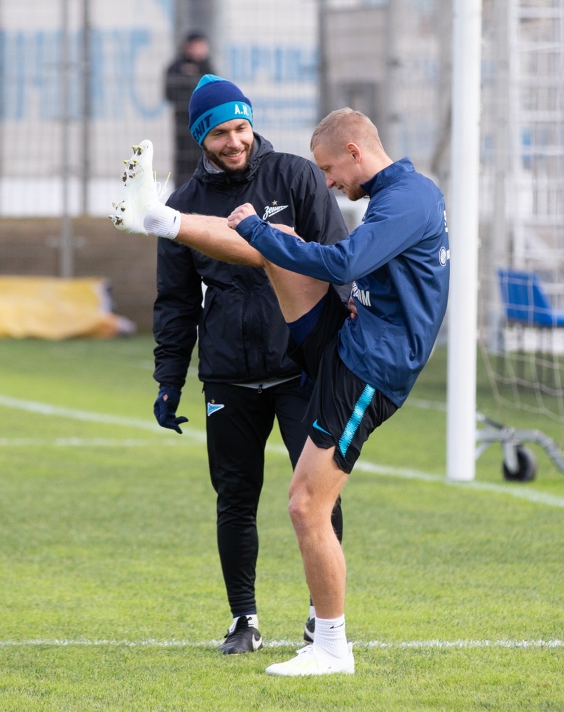 Открытая тренировка «Зенита» перед матчем с «Оренбургом»