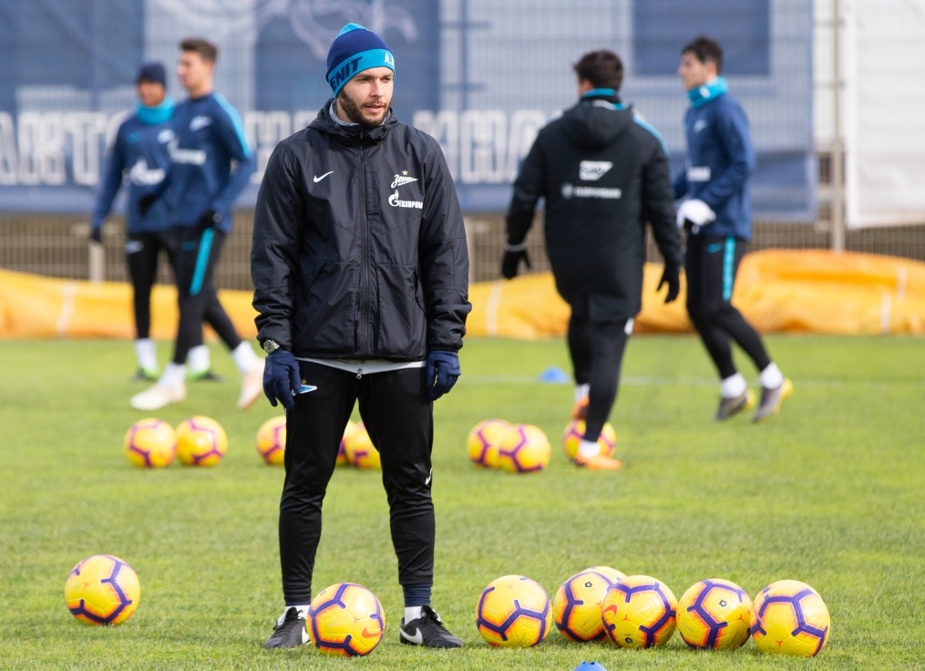 Открытая тренировка «Зенита» перед матчем с «Оренбургом»