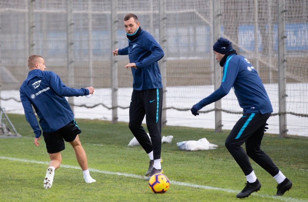 Открытая тренировка «Зенита» перед матчем с «Оренбургом»